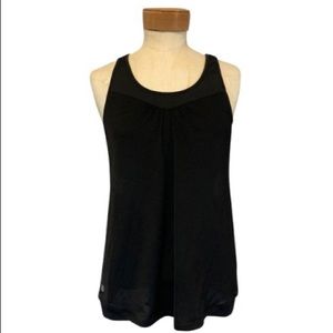 Athleta Black Racerback Tank Built in Bra